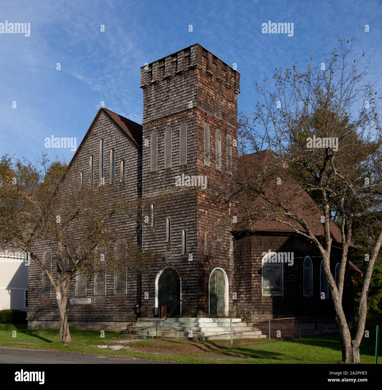 R&D Emerson Old & Rare Books, Falls Village, Connecticut Stock Photo