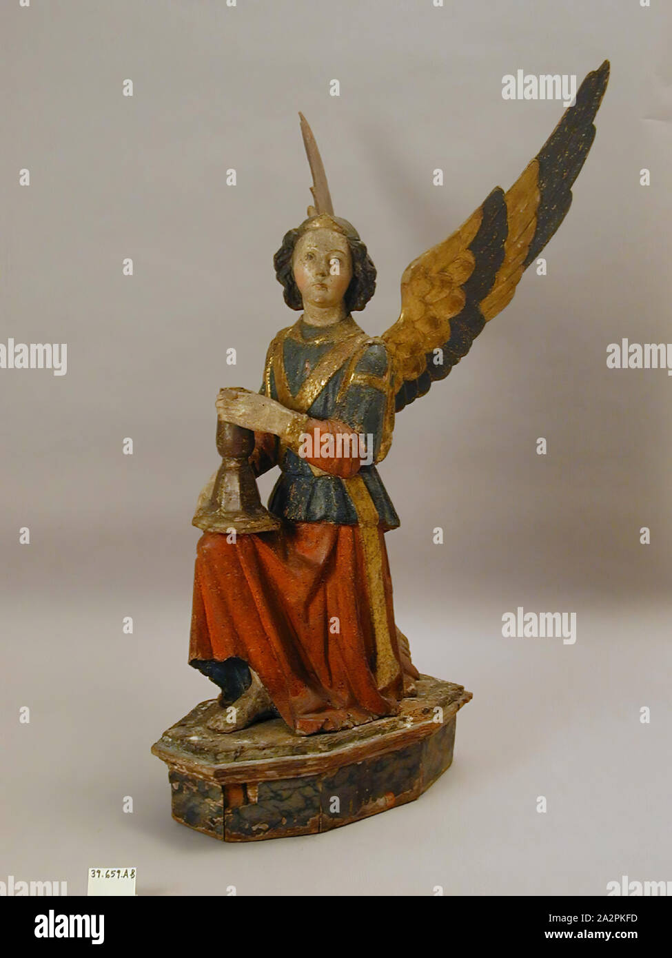 Kneeling 18 cm Holy Angel Figurine Tea light Candle Holder Ornament 