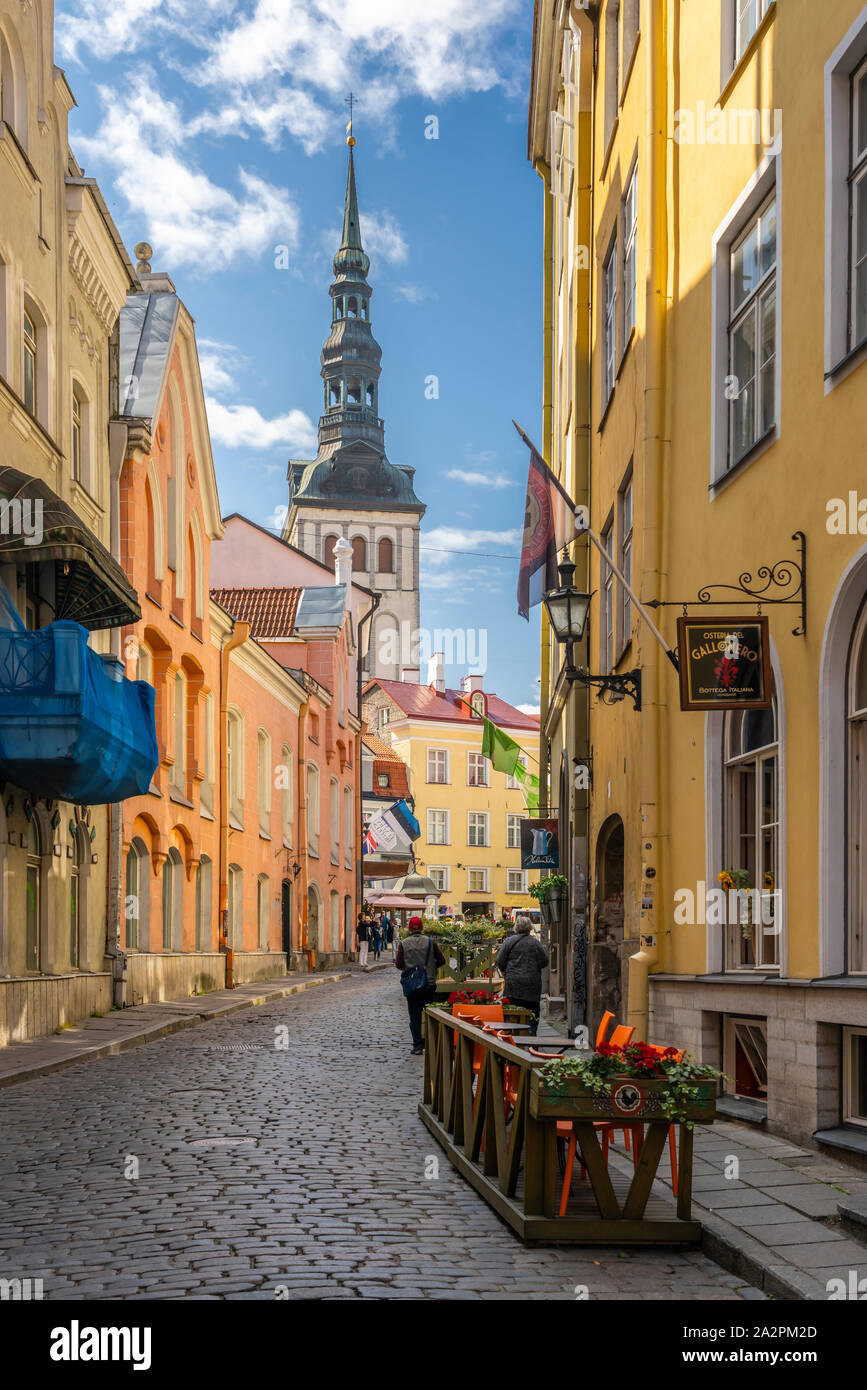 Buildings and architecture in Old Town Tallinn, Estonia. Stock Photo