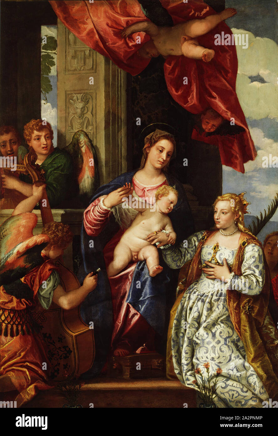 The mystic marriage of st catherine hi-res stock photography and images ...