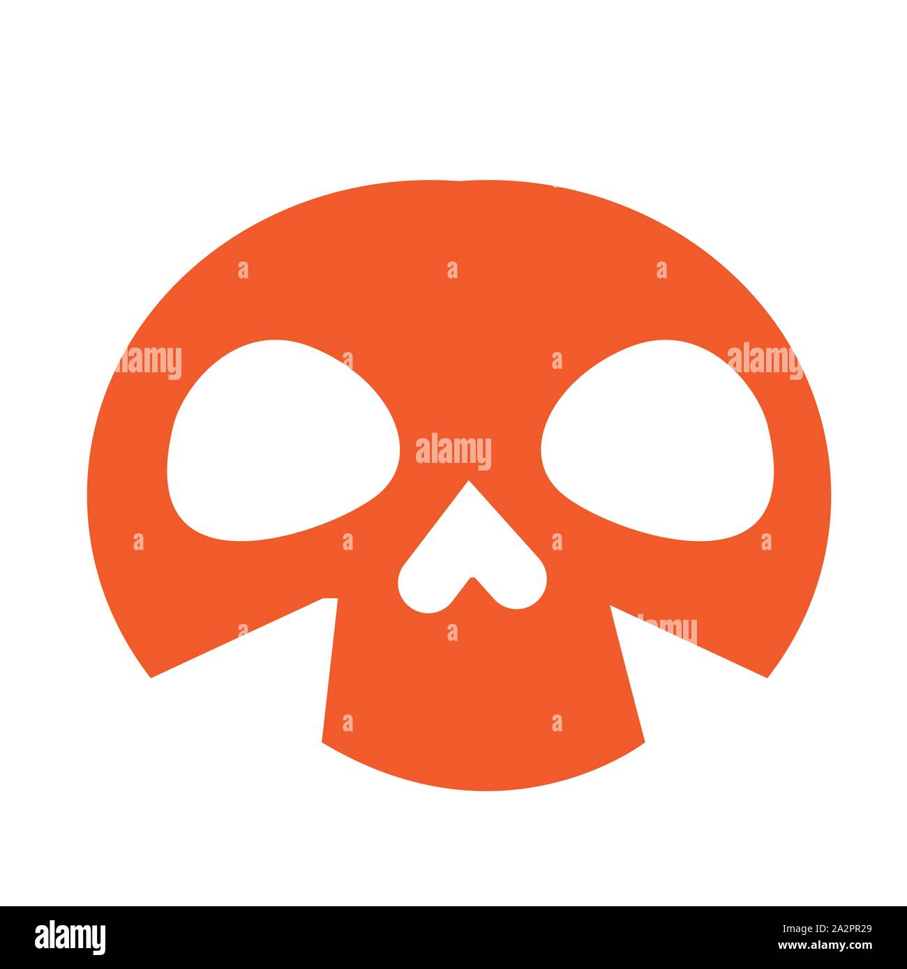 halloween skull head isolated icon Stock Vector Image & Art - Alamy