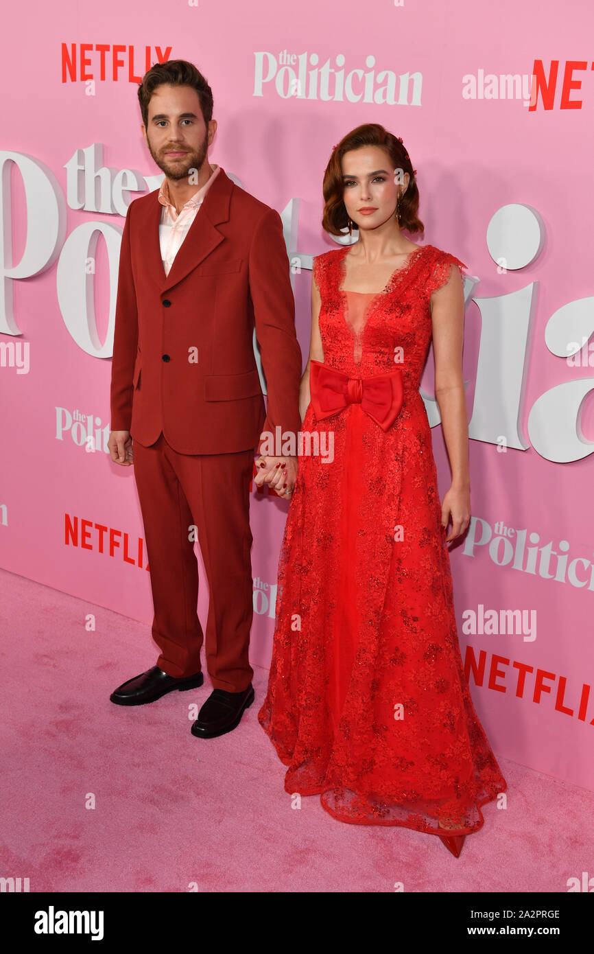 'The Politician' TV show premiere, Arrivals, New York, USA Sep 26
