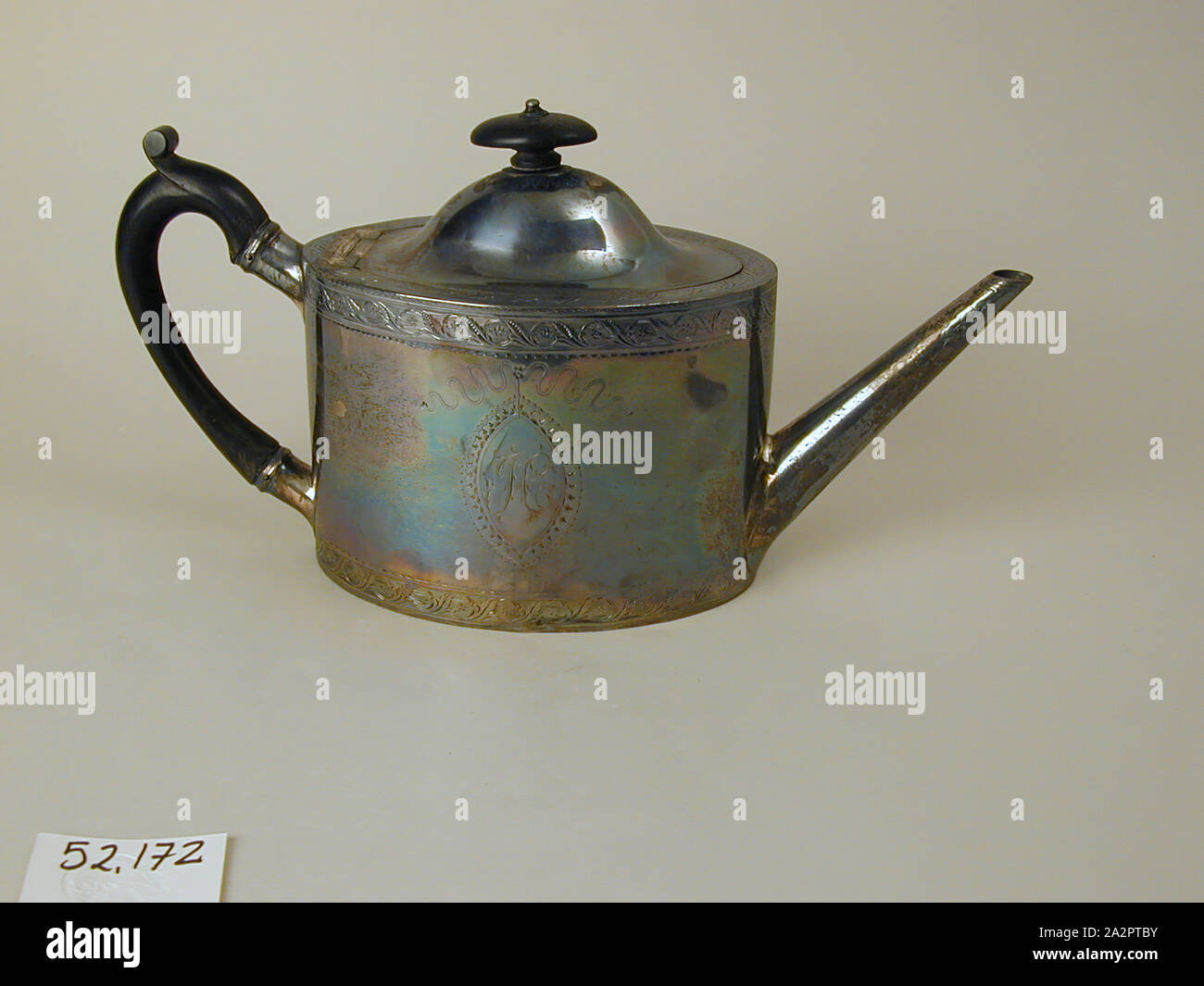 Silver teapot engraved hi-res stock photography and images - Alamy