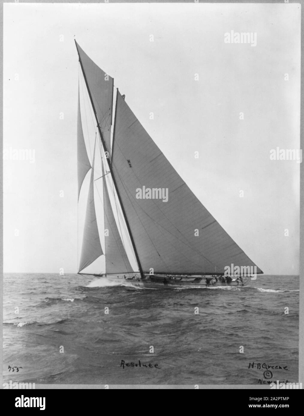 RESOLUTE sailing yacht Stock Photo Alamy