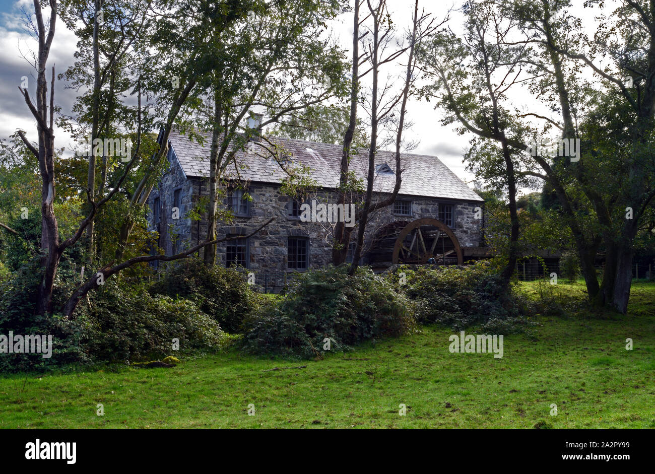 The 200 year old Cochwillan Mill in North Wales was originally built as
