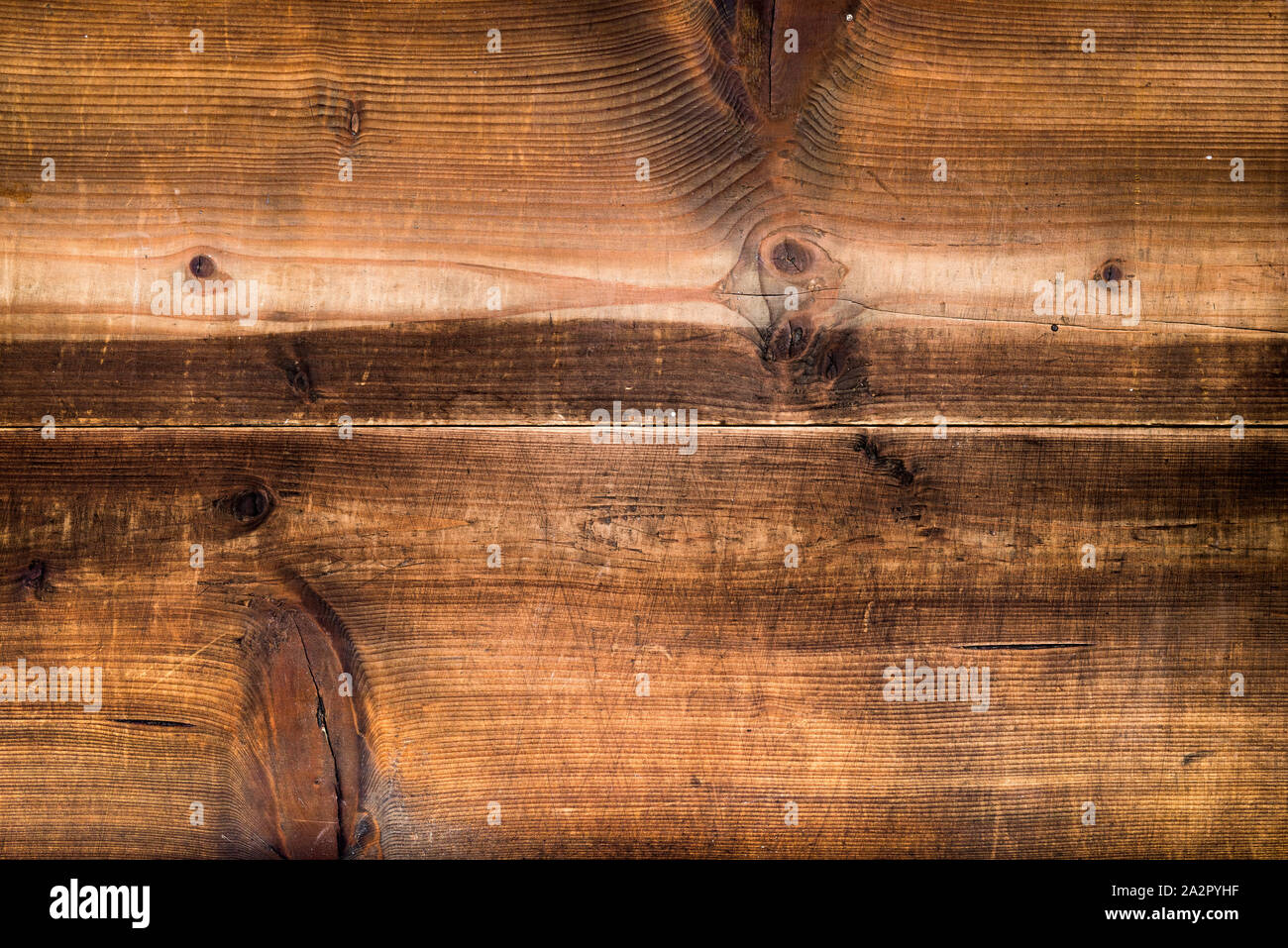 Old, scratched wooden plate as a background, wood texture Stock Photo
