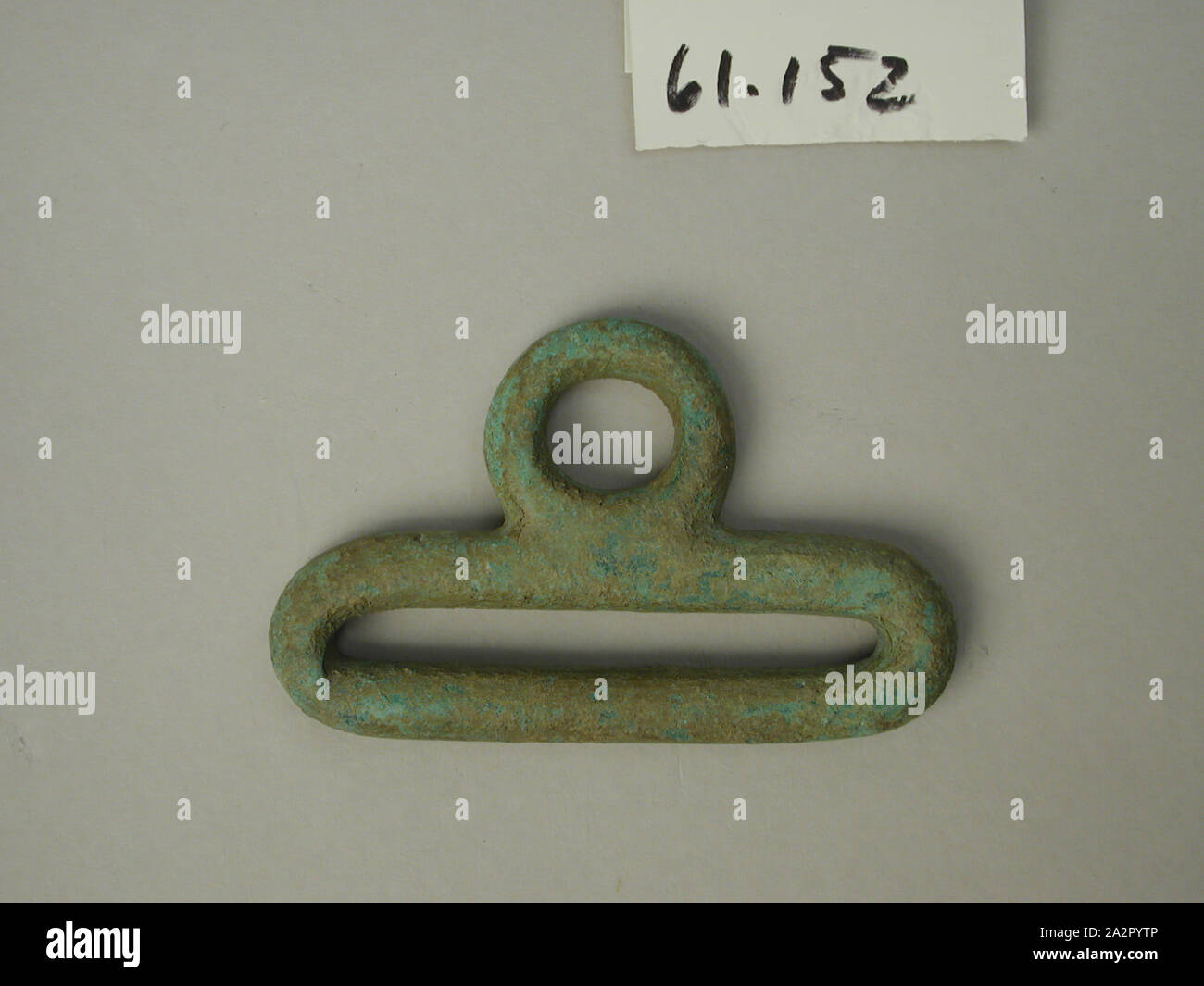 Etruscan, Horse Trapping, 7th Century BC, bronze, 2 1/4 x 3 1/2 x 3/8 in. (5.7 x 8.9 x 1 cm