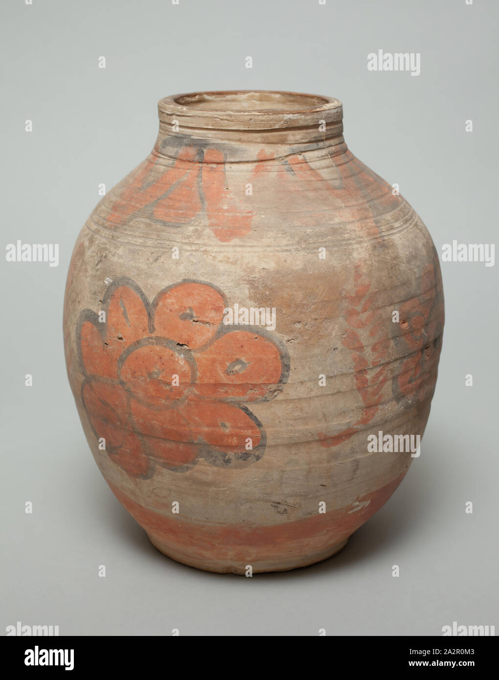 Unknown (Chinese), Vase, 386/534, Terracotta, 8 x 9 1/2 in Stock Photo