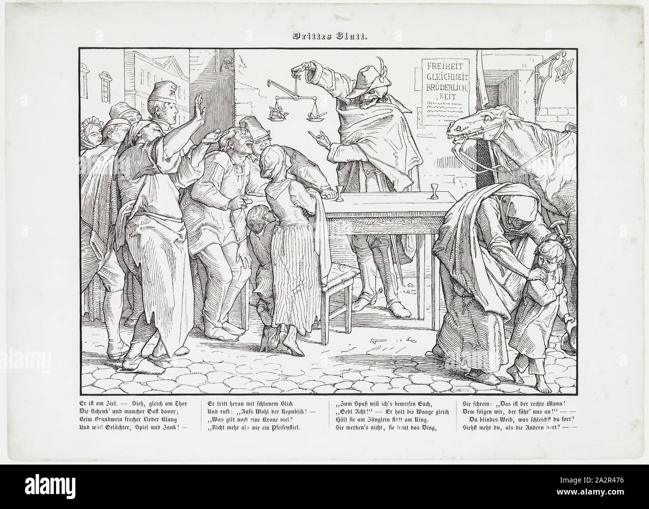 Black death woodcut hi-res stock photography and images - Alamy