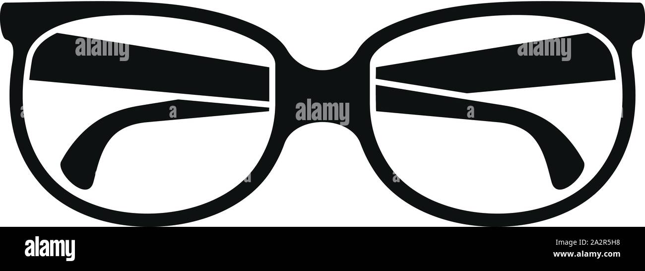 Eyeglasses icon. Simple illustration of eyeglasses vector icon for web ...