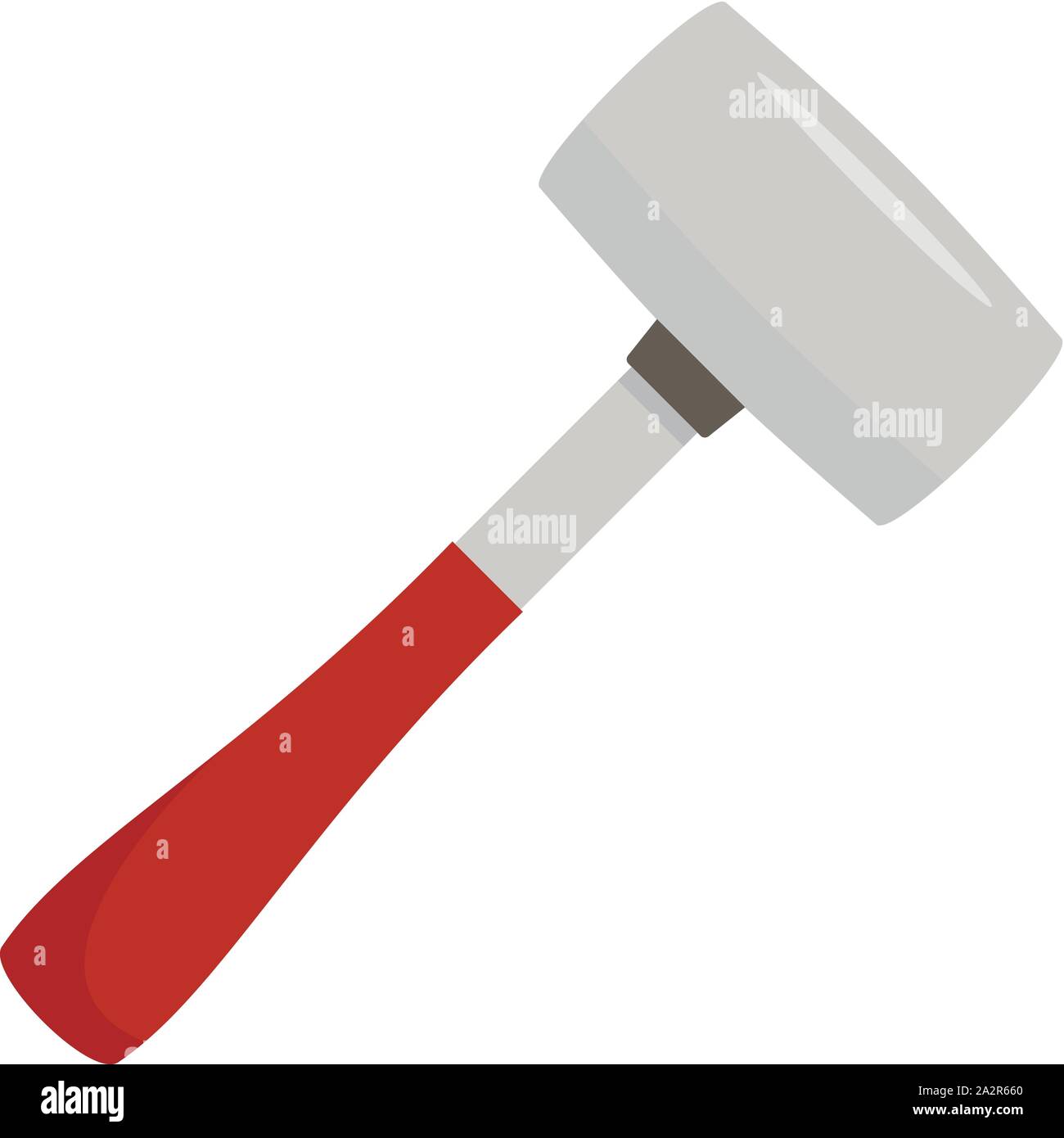 Sledge hammer icon. Flat illustration of sledge hammer vector icon for