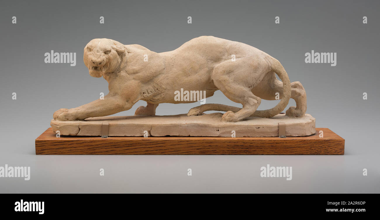 Antoine Louis Barye French 1796 1875 Snarling Jaguar Between 1831 And 1832 Terracotta 