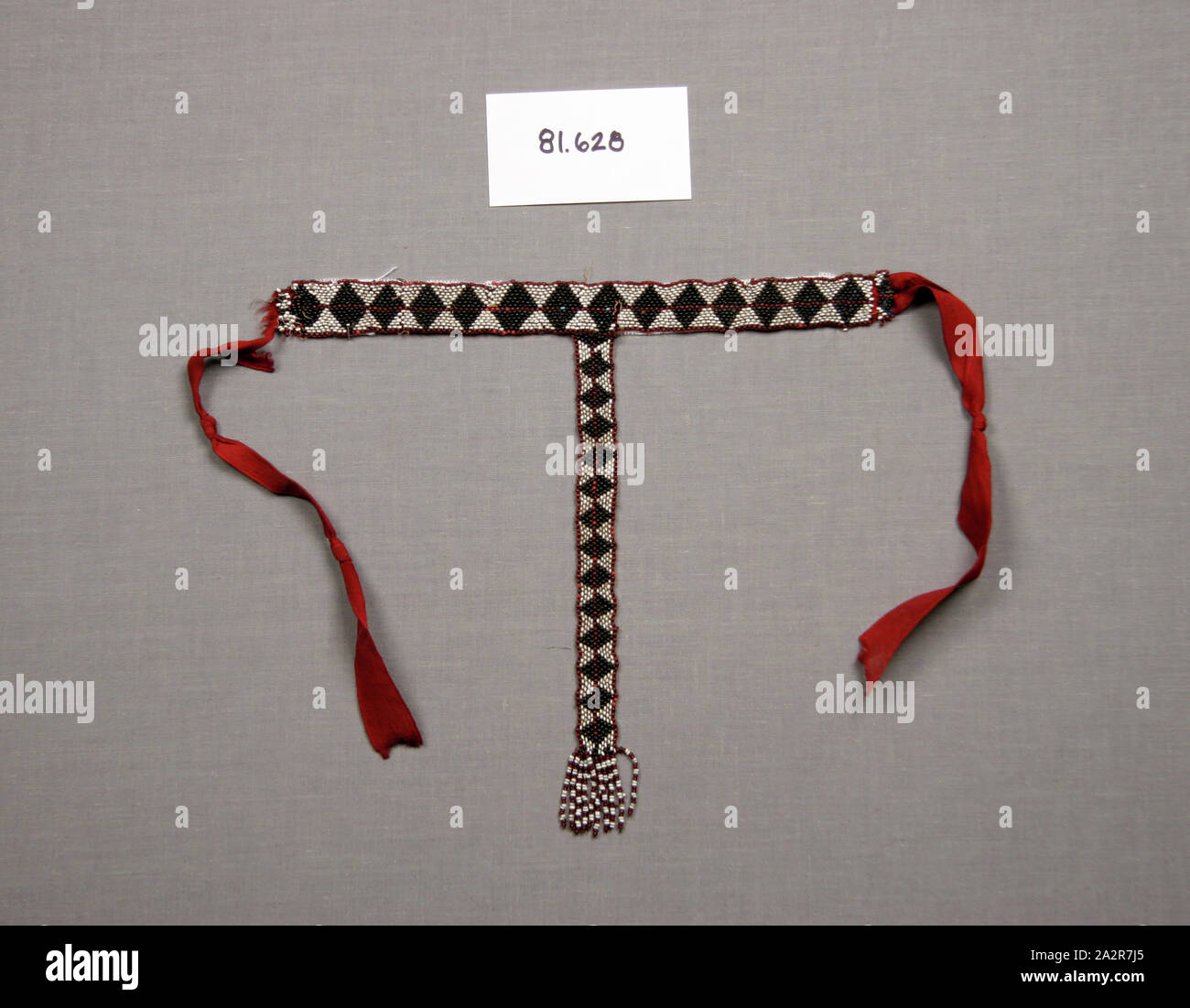 Kickapoo, Native American, Necklace, ca. 1885, beadwork, Overall ...