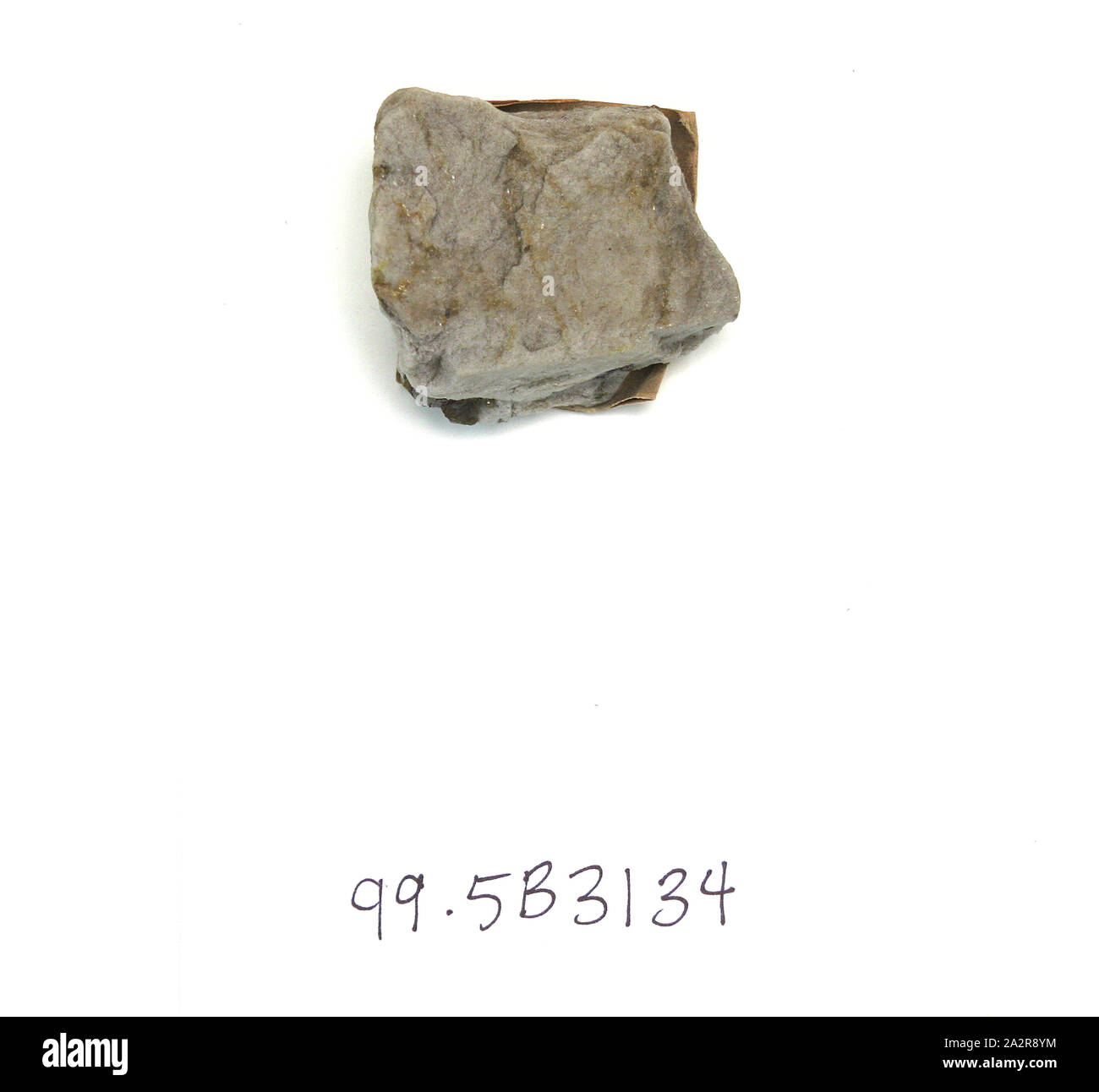 European, Rock Specimen, Cargneule/Dolomite, 1 5/8 x 1 5/8 x 3/4 in Stock Photo