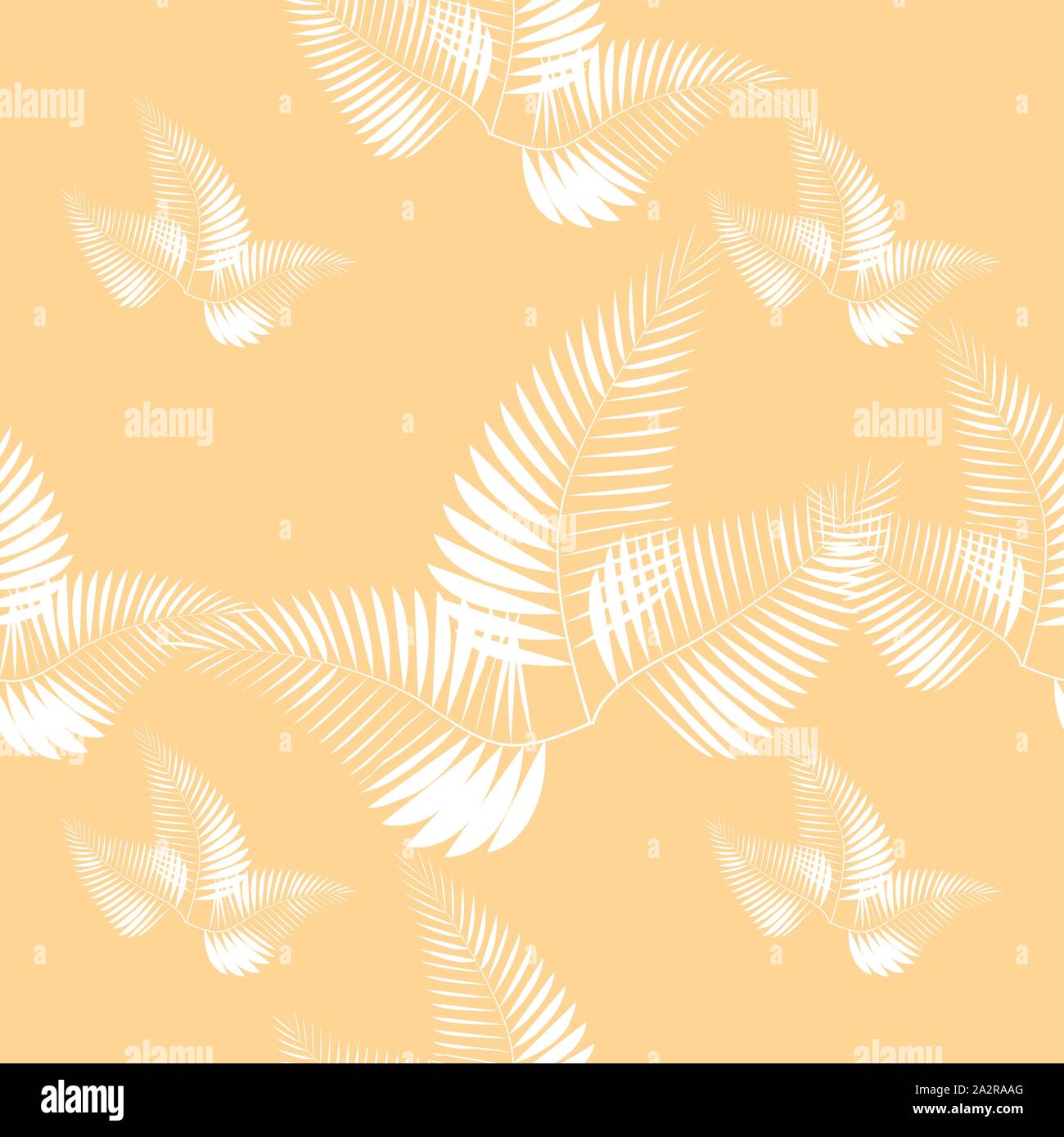Tropical palm leaves, jungle leaf seamless floral pattern background ...