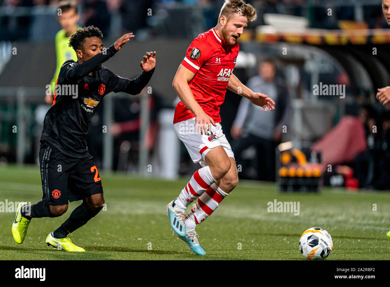Den Haag Netherlands 03rd Oct 2019 Football Cars Jeans Stadium Europa League Season 2019 2020 Manchester
