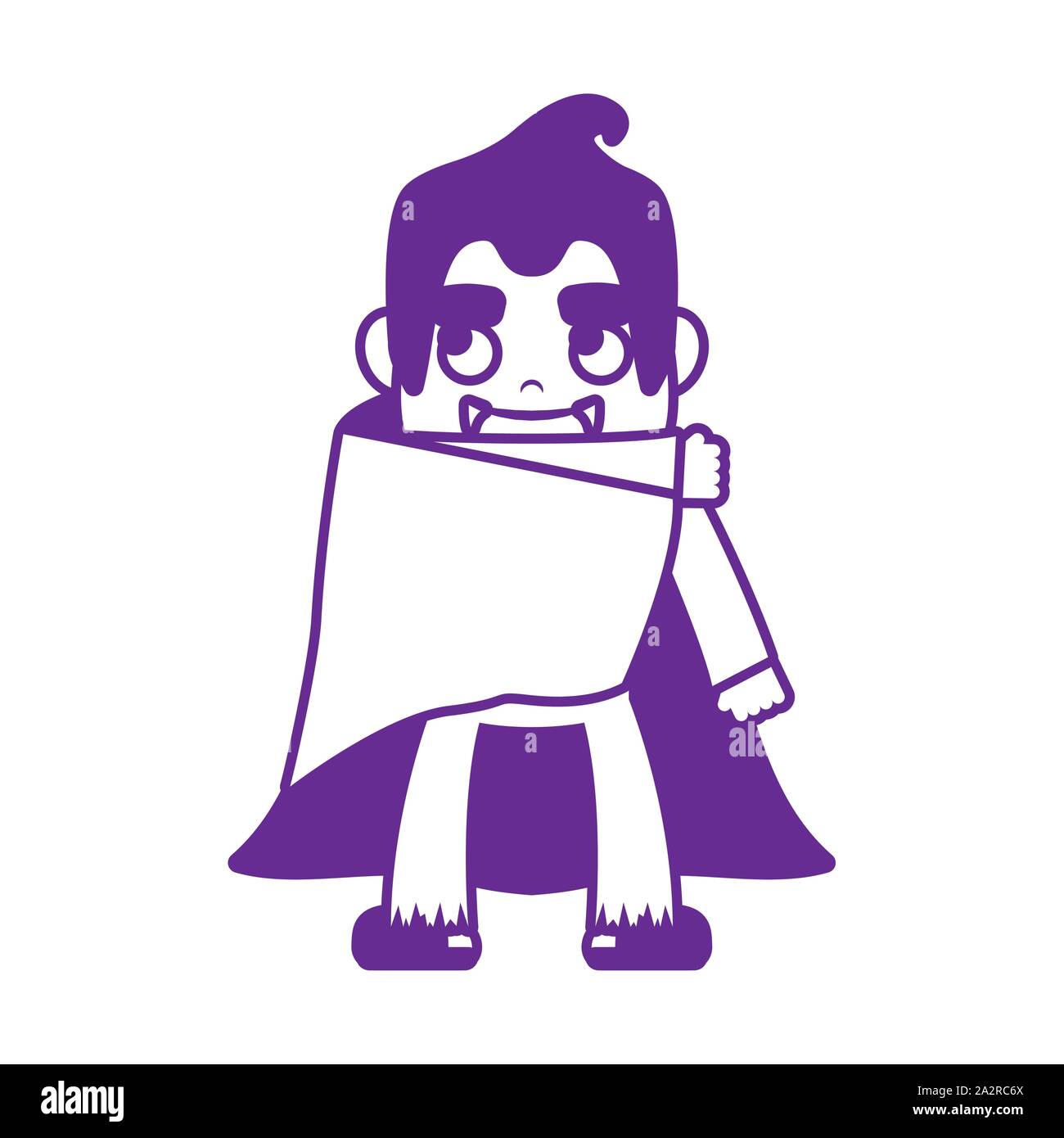 little boy with dracula costume character Stock Vector Image & Art - Alamy