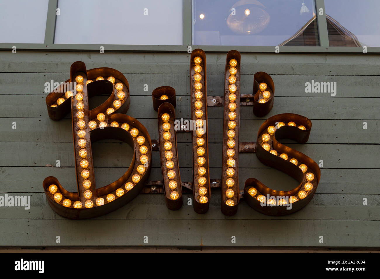 Bills, canterbury, kent, uk Stock Photo