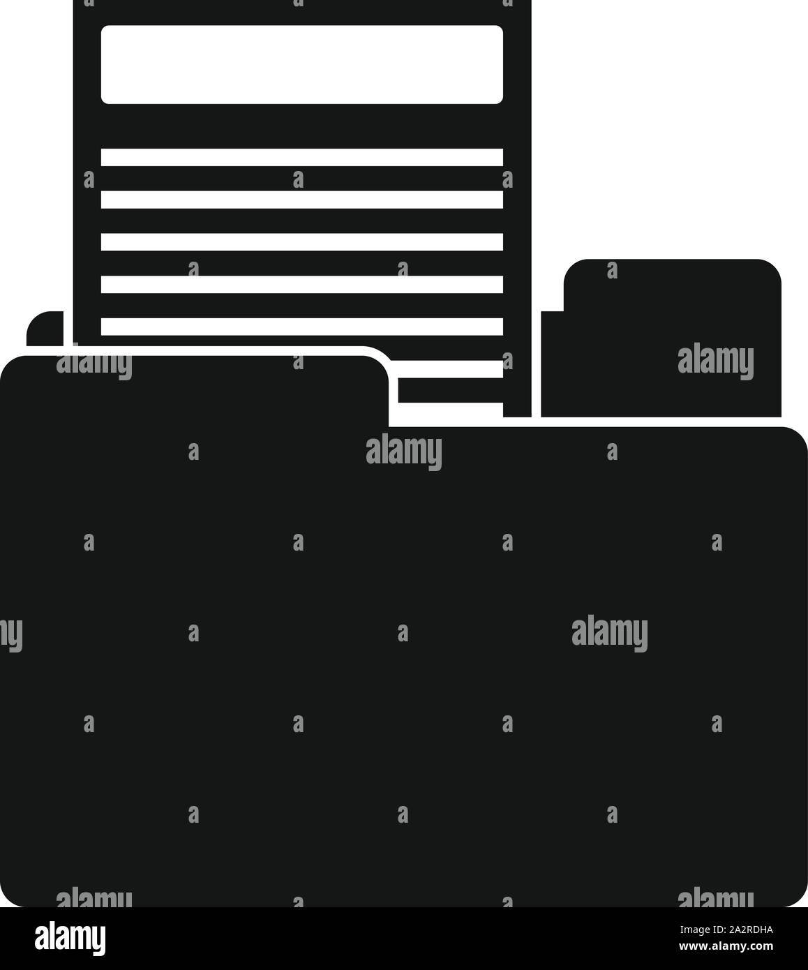 Property mail tax icon. Simple illustration of property mail tax vector