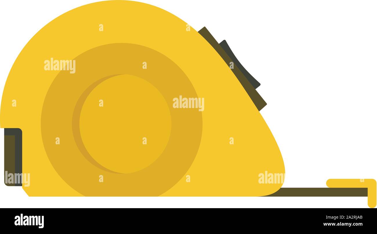 Measuring tape icon. Flat illustration of measuring tape vector icon ...