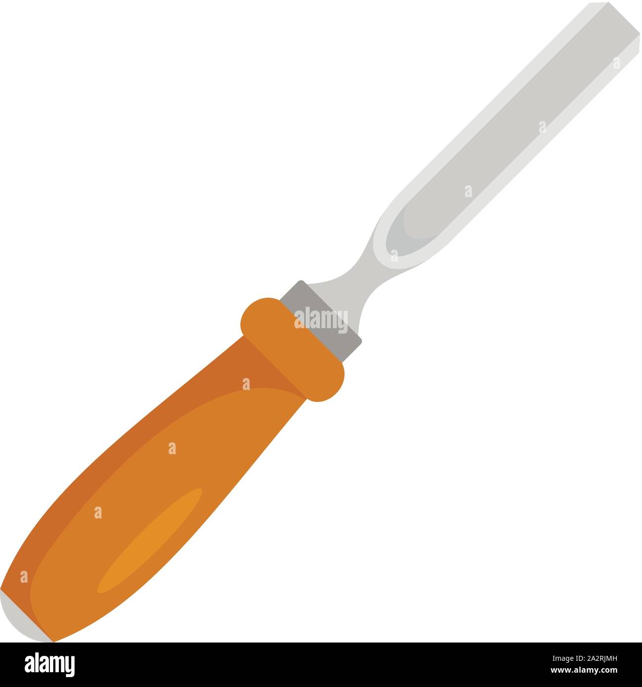Wood metal rasp icon. Flat illustration of wood metal rasp vector icon ...