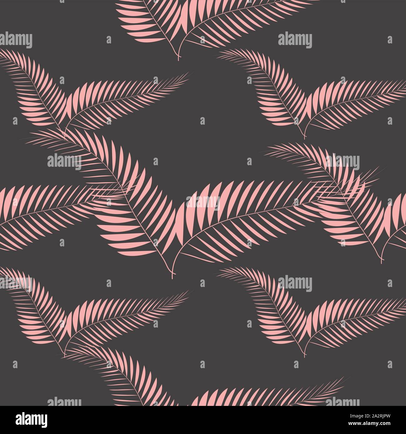 Tropical palm leaves, jungle leaf seamless floral pattern background ...