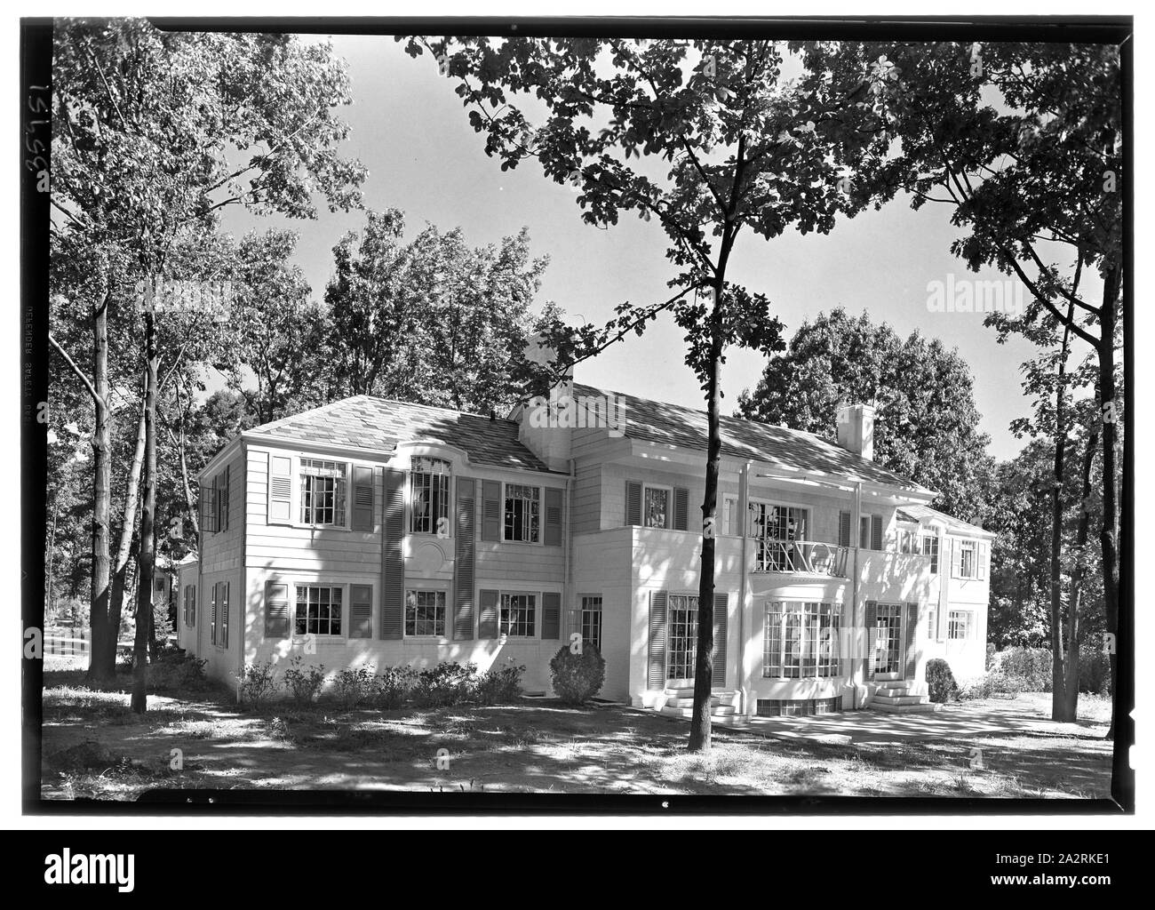 Ralph J. Cordiner, residence on White Oak Rd., Fairfield, Connecticut. Stock Photo