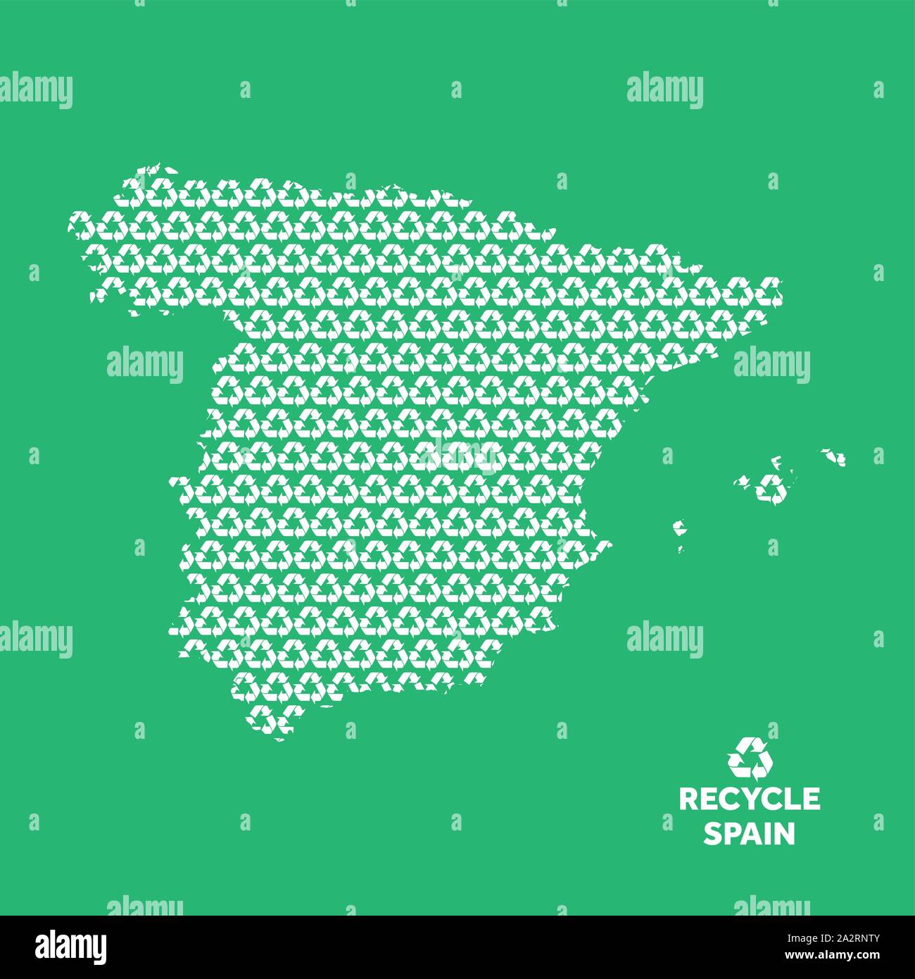 Spanish recycling Stock Vector Images Alamy