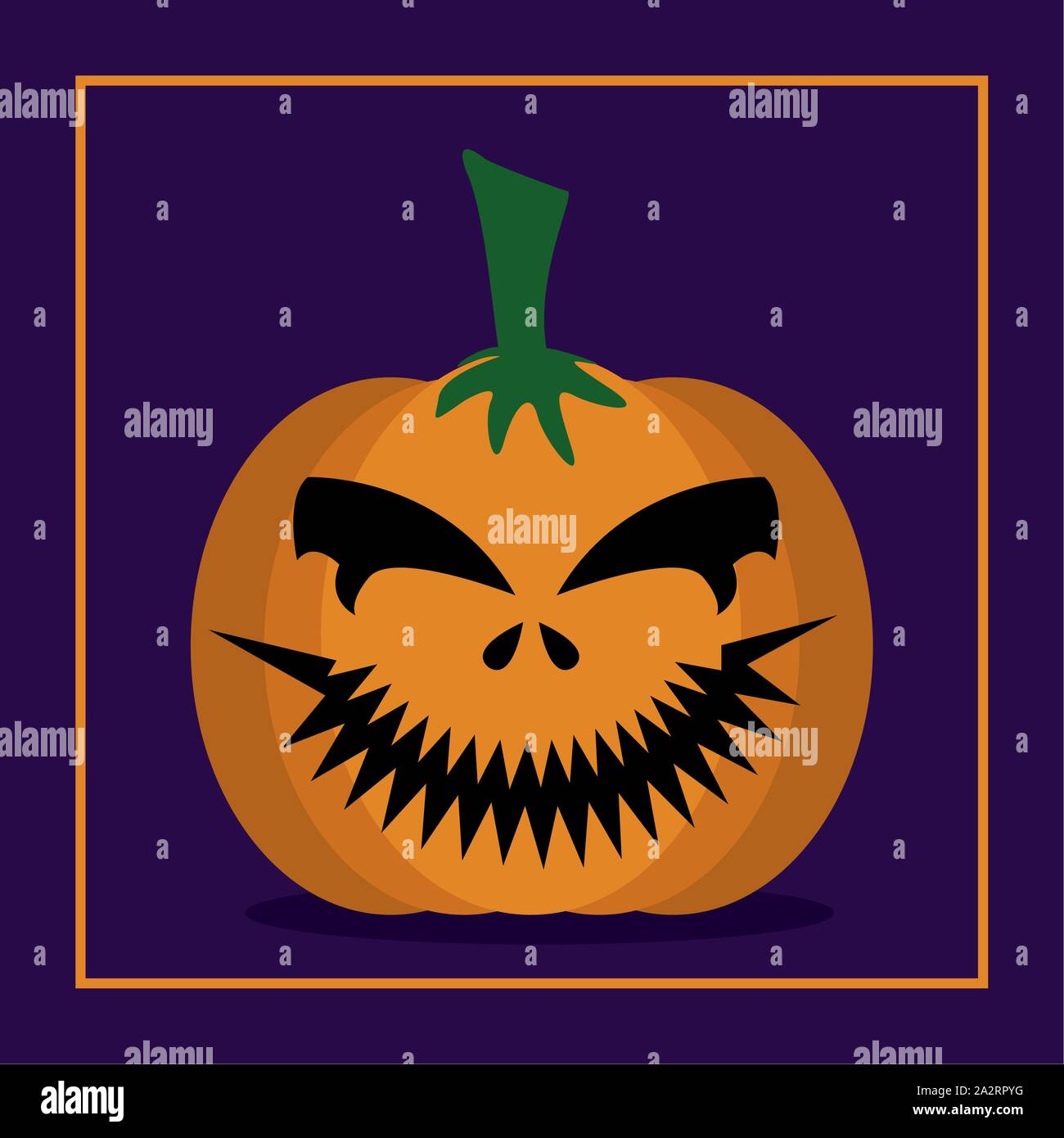halloween pumpkin with face icon Stock Vector Image & Art - Alamy