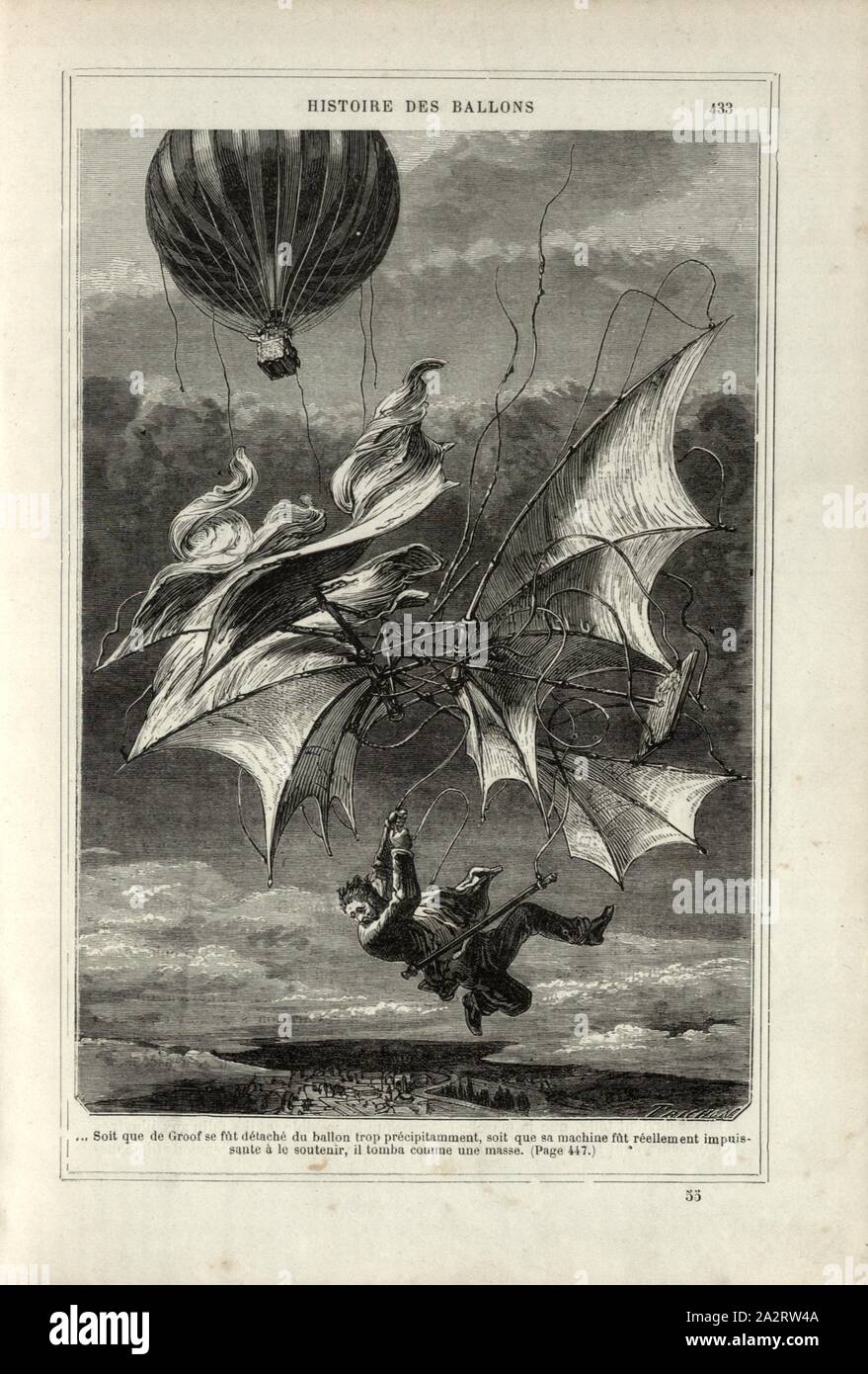 Or That De Groof Had Detached Himself From The Balloon Too Hastily Or That His Machine Was Really Powerless To Support Him He Fell Like A Mass Crash Of Vincent De Or That De Groof Had Detached Himself From The Balloon Too Hastily Or That His Machine Was Really Powerless To Support Him He Fell Like A Mass Crash Of Vincent De