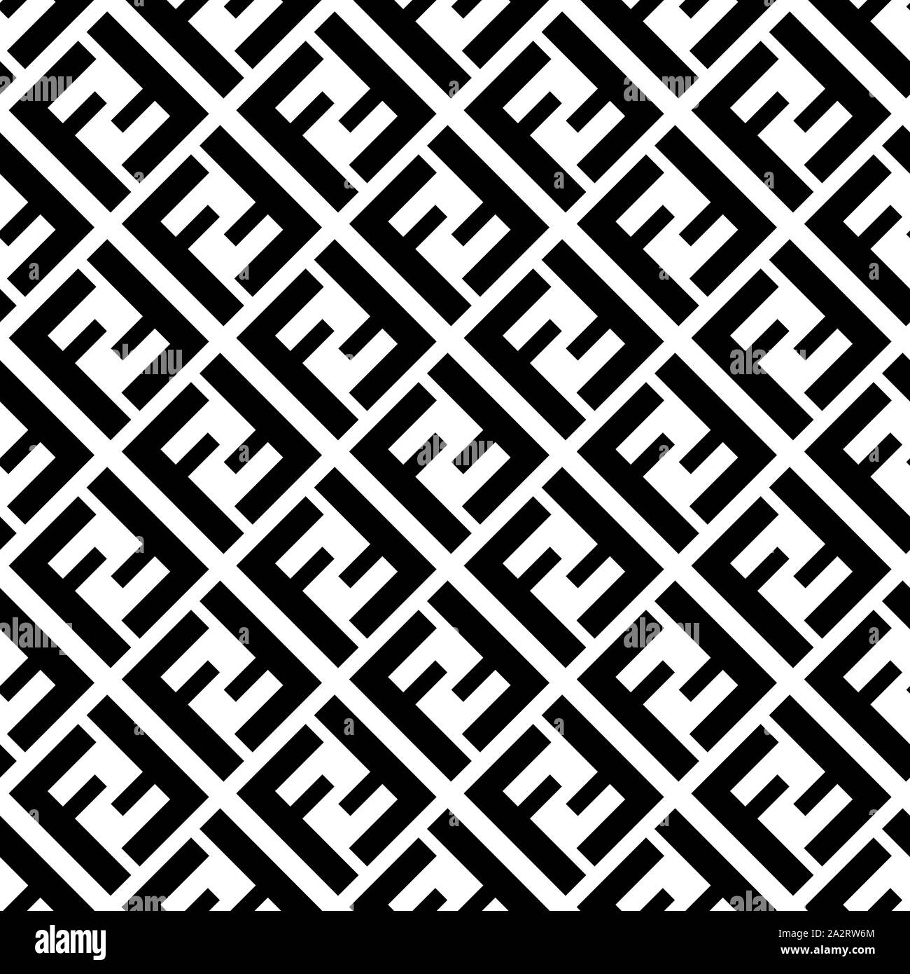 Seamless pattern with fendi logo 