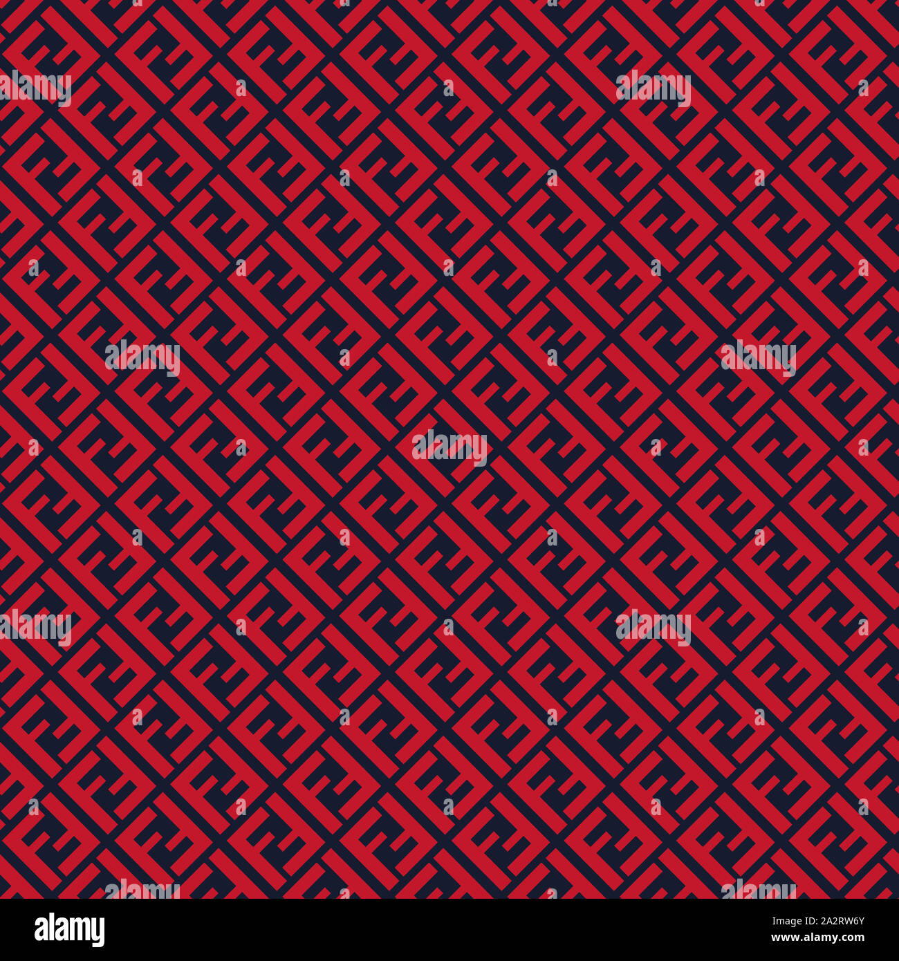 Seamless pattern with fendi logo. Design for fabric textile Ready for prints Photo - Alamy