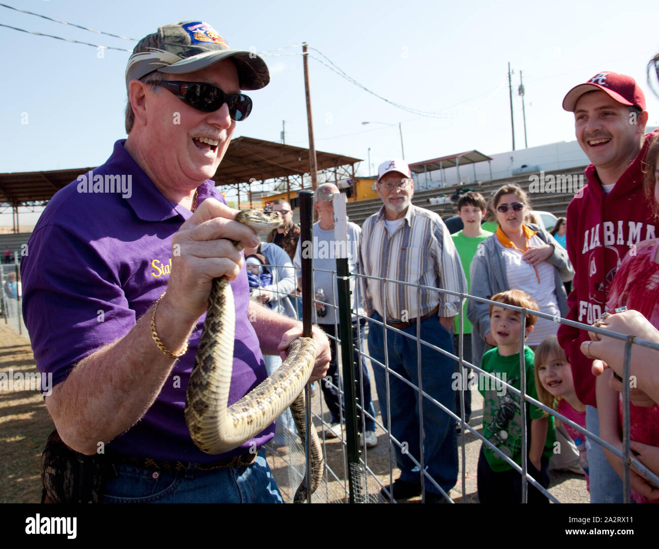 Rattlesnake Rodeo in Opp, Alabama Stock Photo Alamy