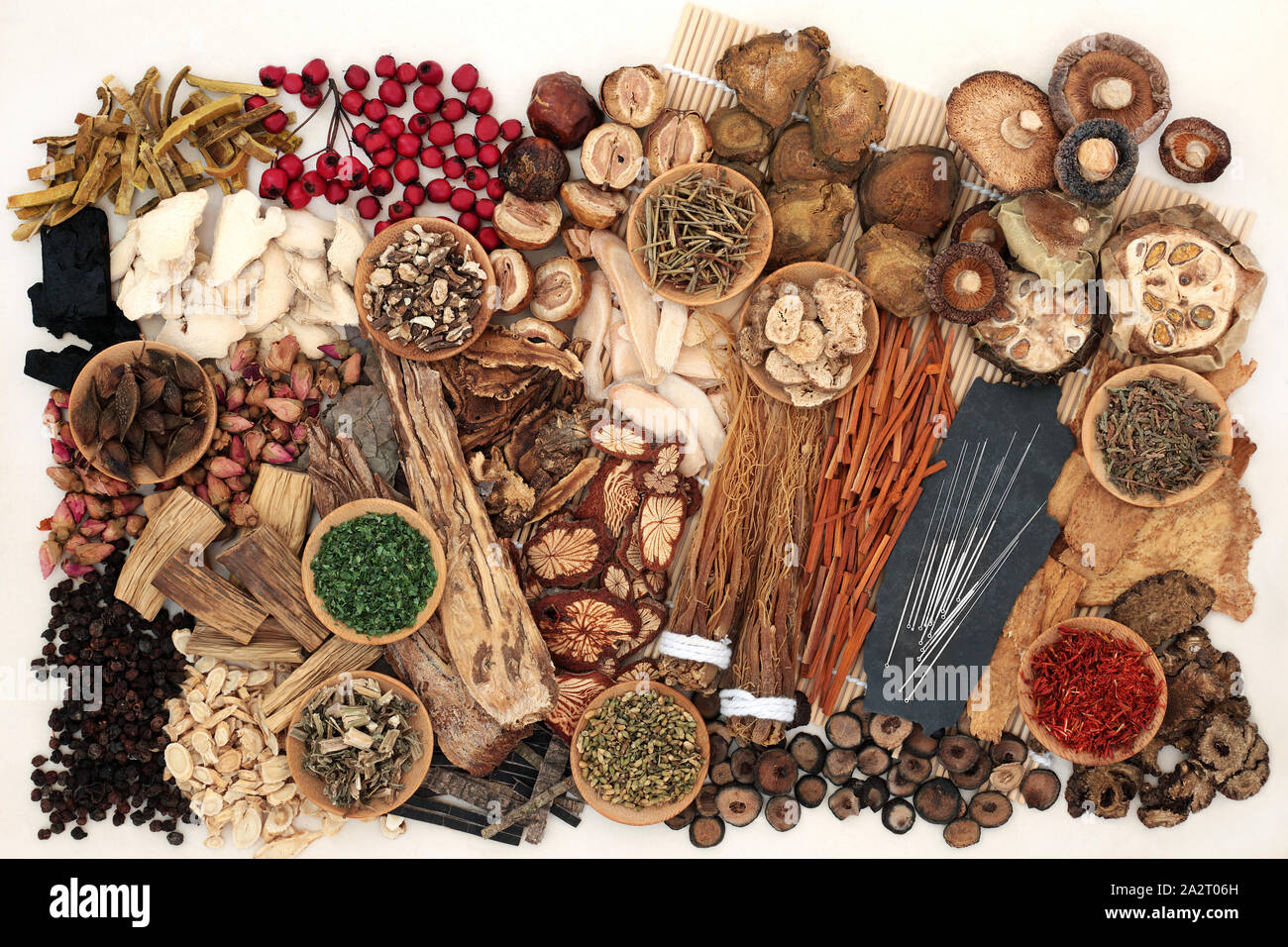 Traditional Chinese herbs used in herbal medicine with acupuncture ...