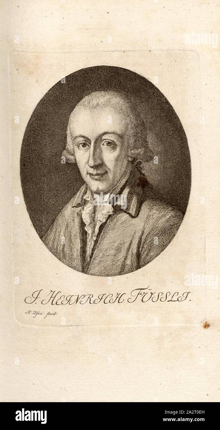 Portrait hans heinrich fussli hires stock photography and images Alamy