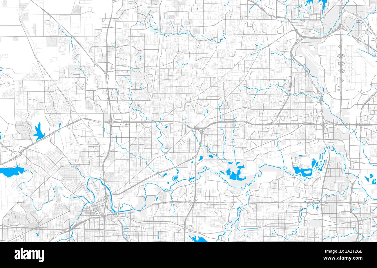 North texas map Stock Vector Images - Alamy