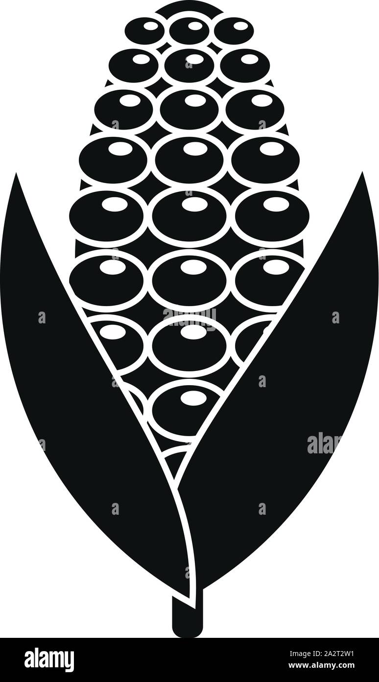 Field corn icon. Simple illustration of field corn vector icon for web design isolated on white