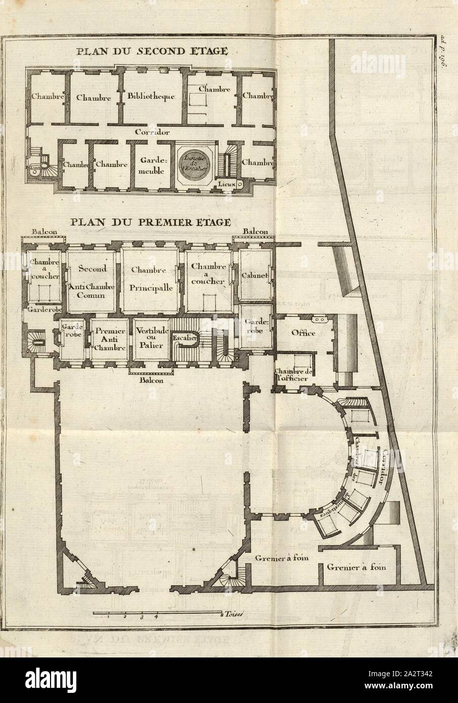 Second Floor Plan And First Floor Plan Plan Of The 1st And 2nd