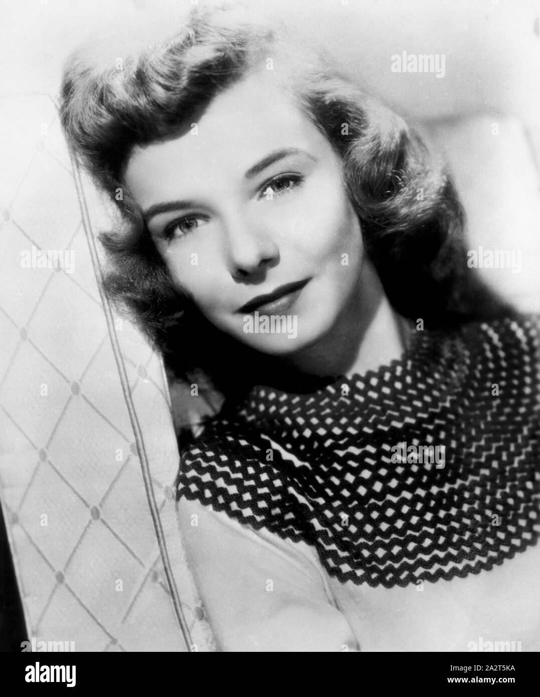 Actress Diana Lynn, Head and Shoulders Publicity Portrait, Paramount Pictures, 1943 Stock Photo