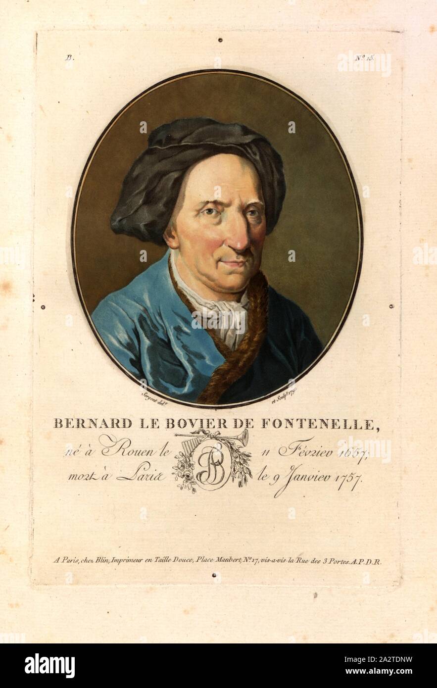 Bernard The Bovier Of Fontenelle, Bernard Le Bovier De Fontenelle ...