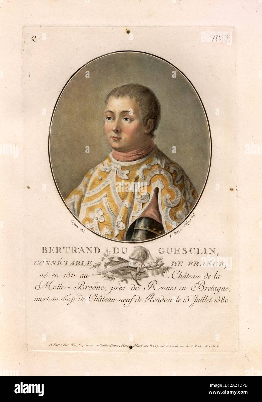 Bertrand du guesclin hires stock photography and images Alamy