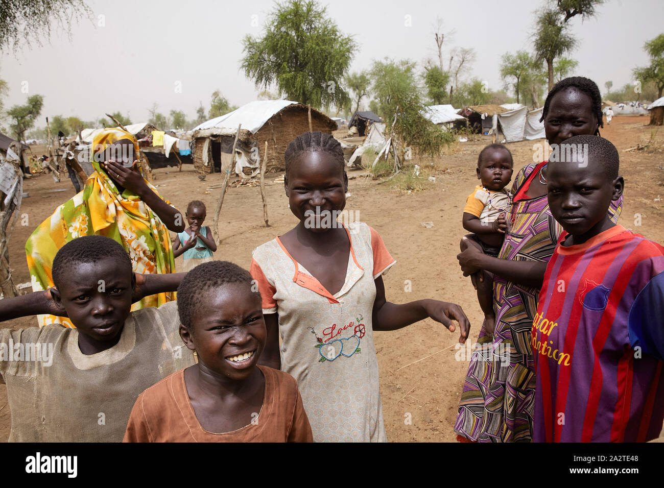 South Sudan Maban Refugees children near there tents Photo Jaco ...