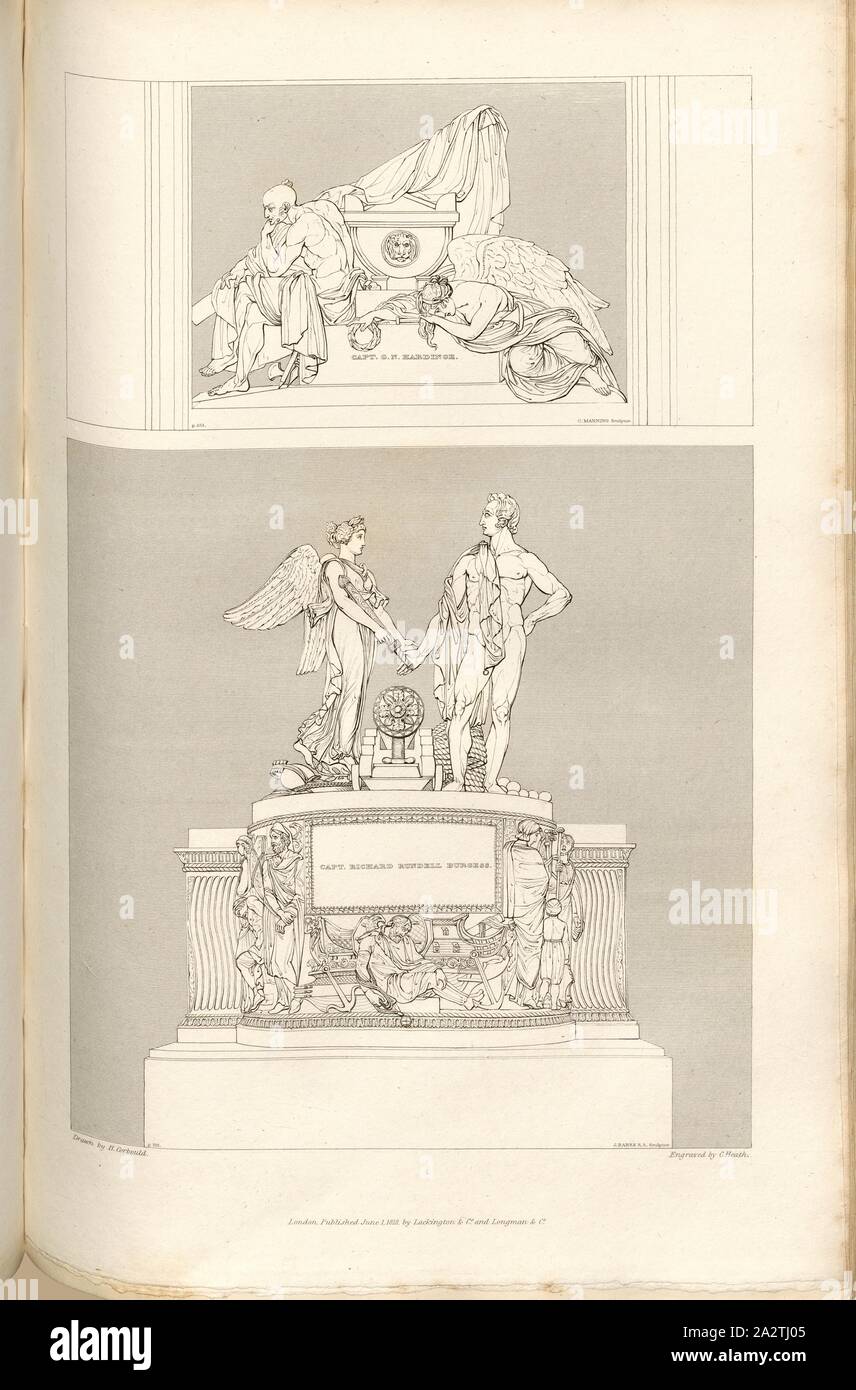Monuments for Capt. R. R. Burgess and Capt. G. N. Hardinge, Monuments ...
