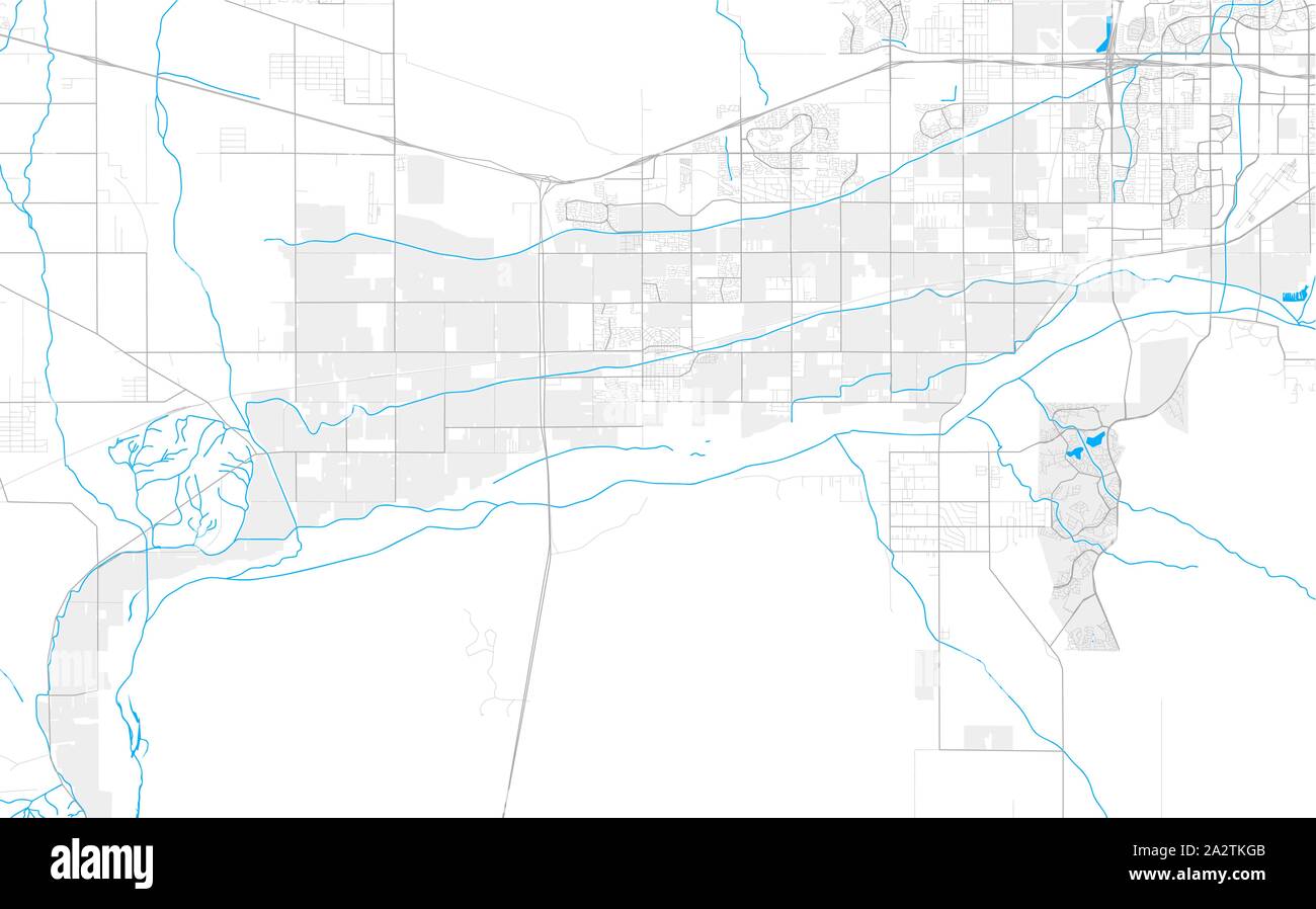 Rich detailed vector area map of buckeye arizona usa map template
