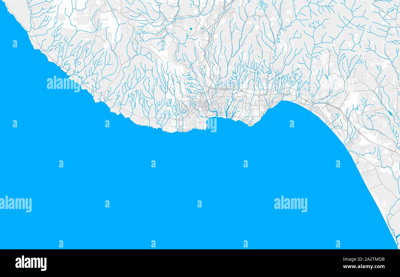 Rich detailed vector area map of - Rich Detailed Vector Area Map Of Santa Cruz California Usa Map Template For Home Decor 2A2TMDB