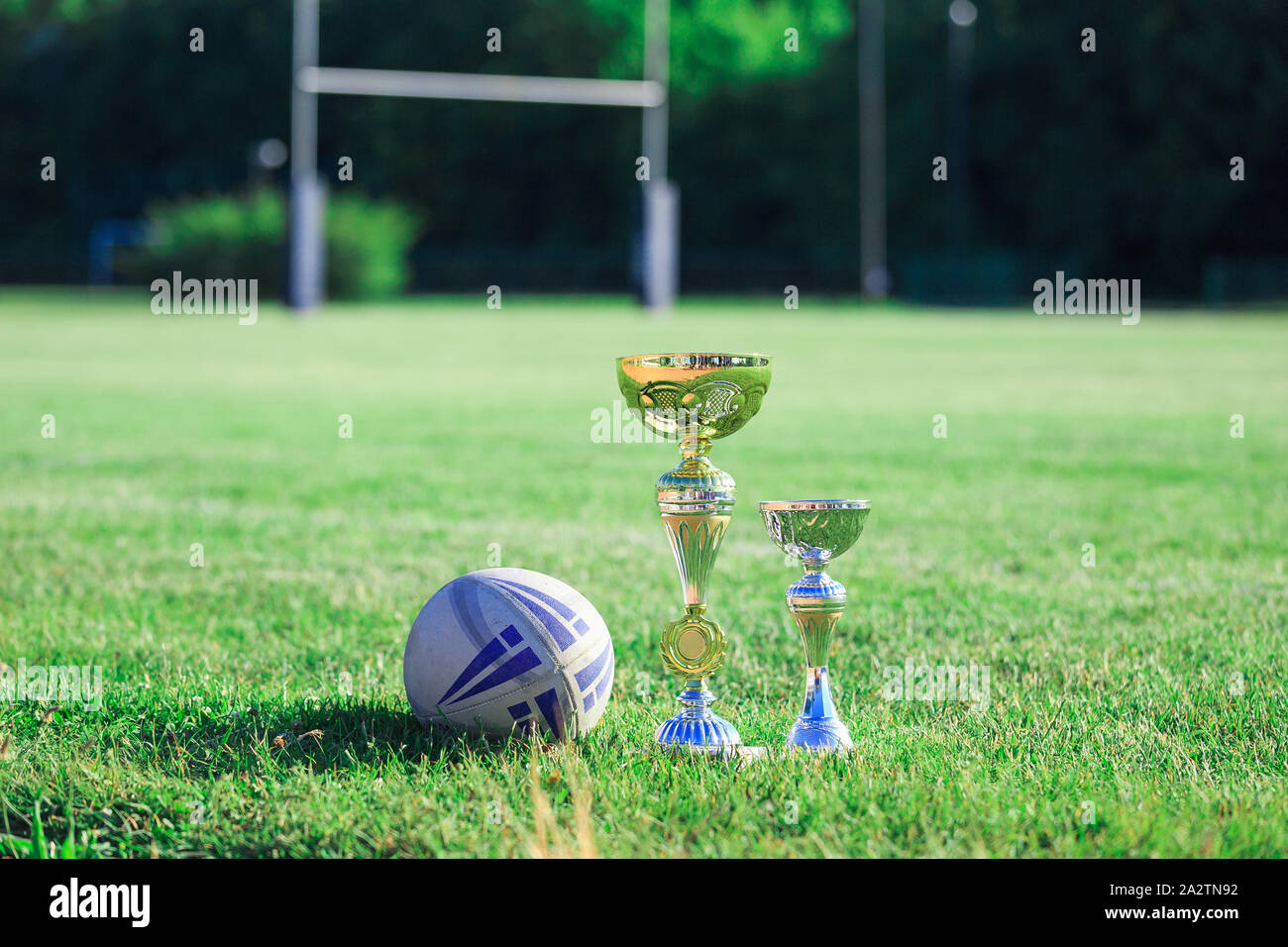 Rugby league world cup trophy hi-res stock photography and images - Alamy