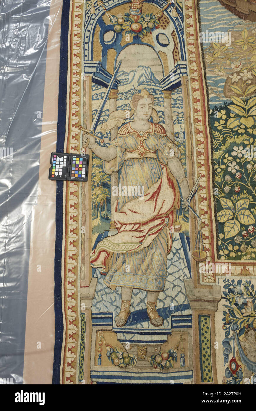 Miraculous draught of fishes tapestry hires stock photography and