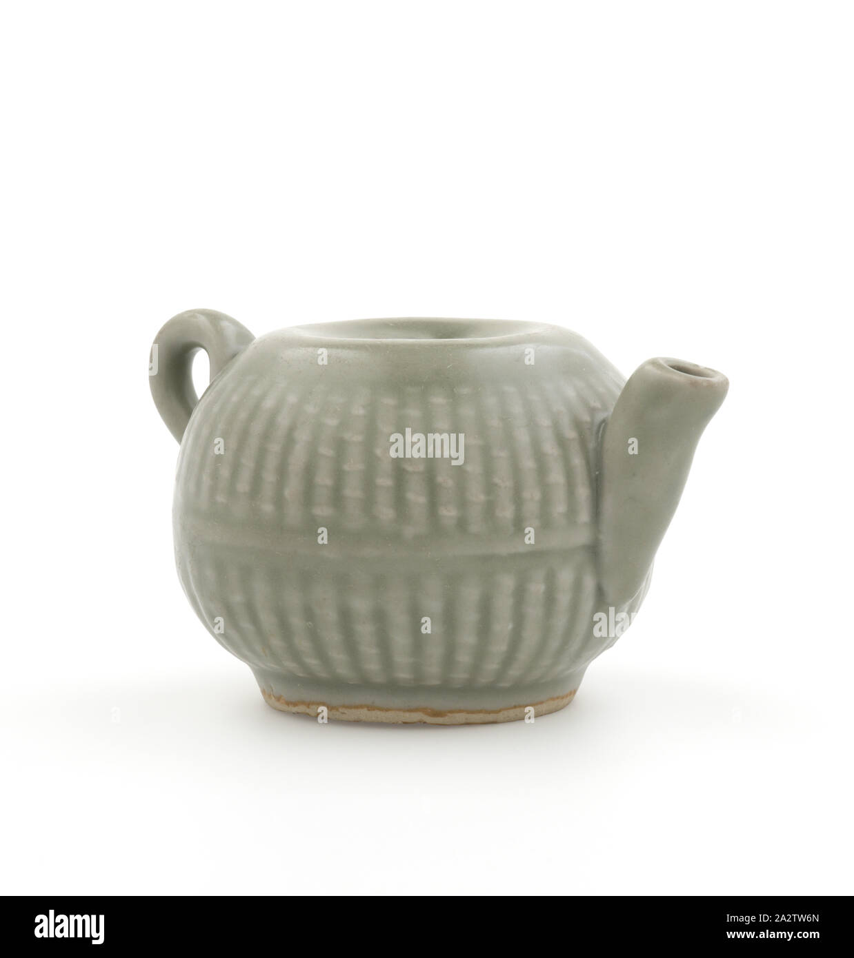 waterpot, Unknown, Southern Song dynasty, mid-13th century, celadon glaze, 2-9/16 in., Asian Art Stock Photo