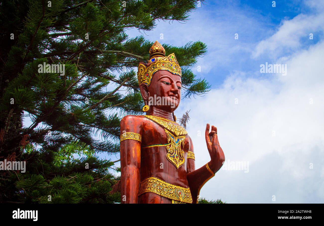 Thai temple statue Stock Photo