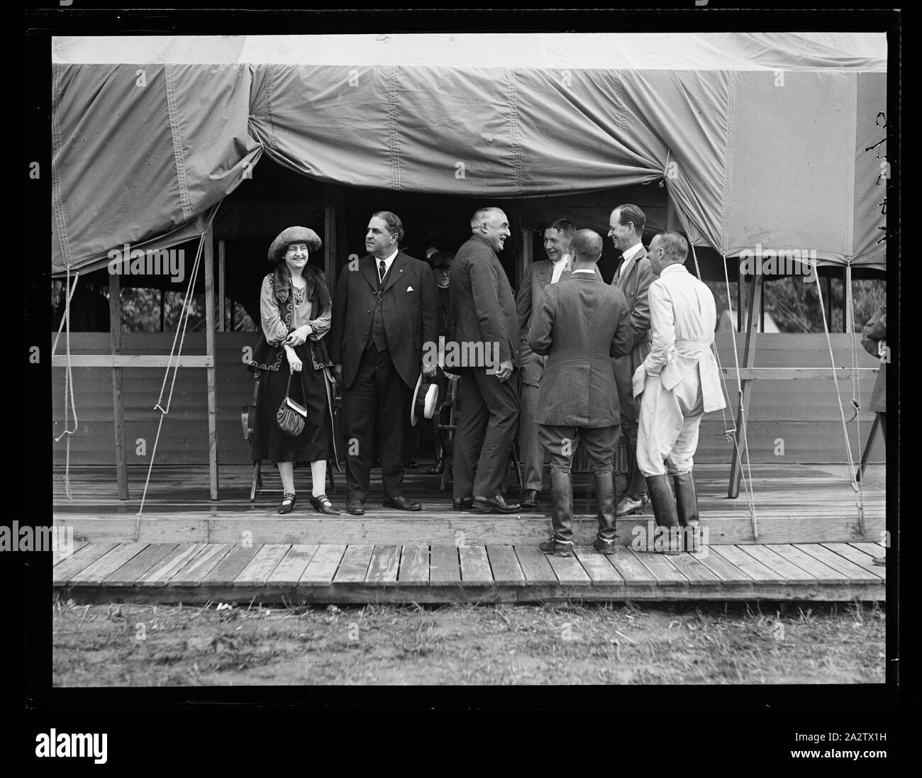 Reenactment of Pickett's Charge at the battle of Gettysburg in
